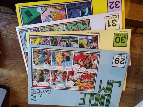 JUNGLE JIM 29, 30, 31, 32  (2a. serie. EN ITALIANO )