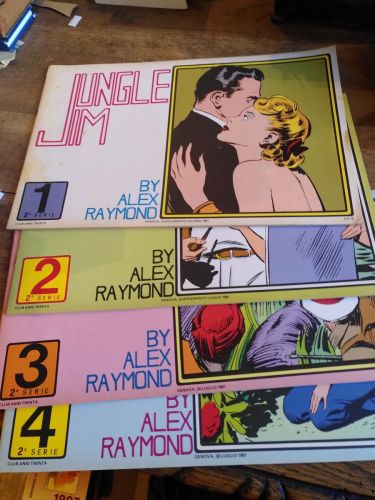 JUNGLE JIM 1, 2, 3 , 4 (2a. Serie. EN ITALIANO )