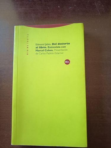 Del desierto al libro. Entrevista con Marcel Cohen