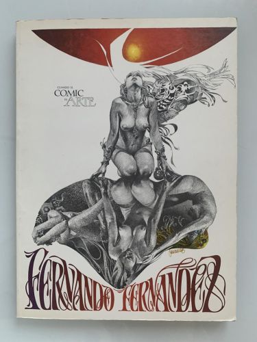 Portada del libro de CUANDO EL CÓMIC ES ARTE (dedicado por el autor)