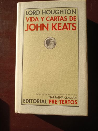 Portada del libro de  Vida y cartas de John Keats