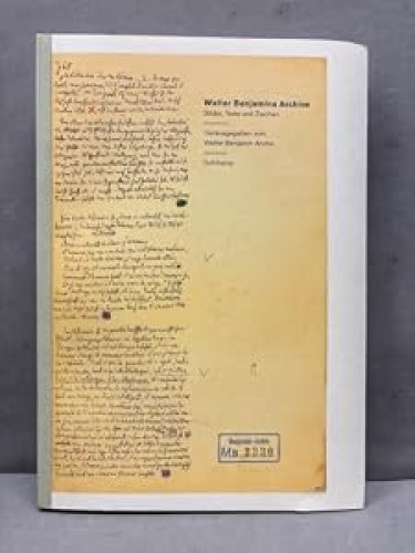 Portada del libro de Walter Benjamins Archive: Bilder, Texte und Zeichen