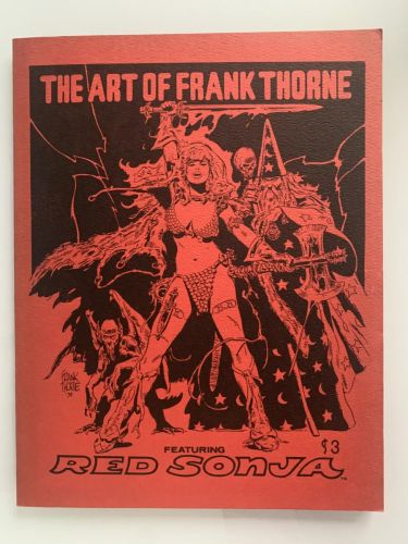 THE ART OF FRANK THORNE. Featuring Red Sonja