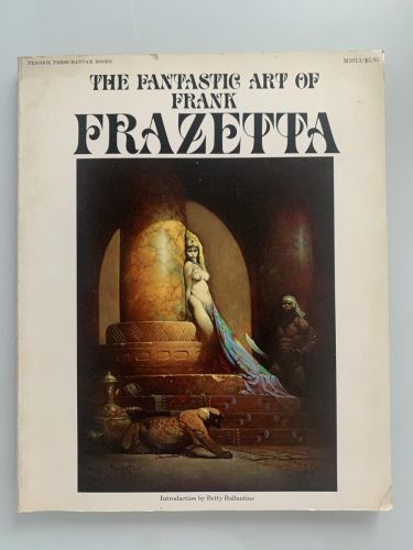Portada del libro de THE FANTASTIC ART OF FRANK FRAZETTA