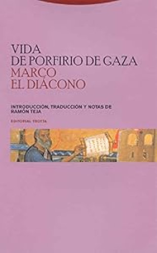 Portada del libro de Vida de Porfirio de Gaza