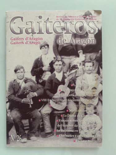 GAITEROS DE ARAGÓN no. 26 (Revista de Música y Cultura Popular de la Asociación Gaiteros de Aragón)