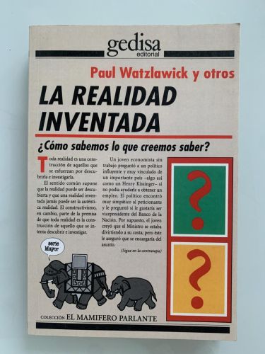 Portada del libro de LA REALIDAD INVENTADA. ¿Cómo sabemos lo que creemos saber?