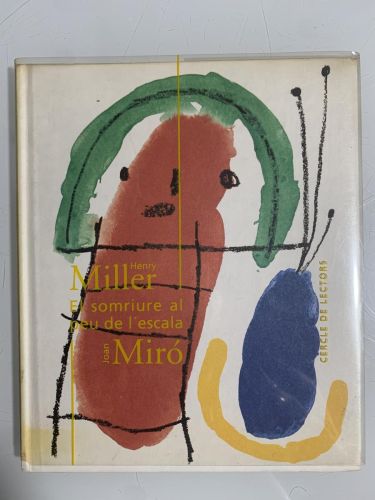 Portada del libro de EL SOMRIURE AL PEU DE L'ESCALA (Il-lustracions de Joan Miró)