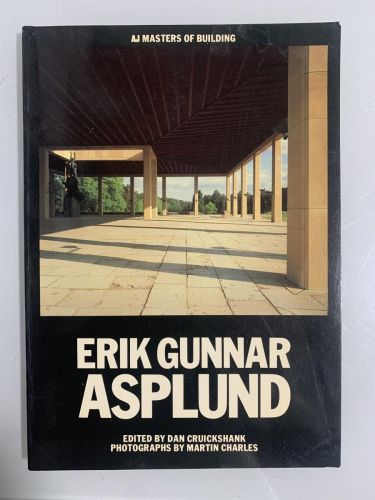 Portada del libro de ERIK GUNNAR ASPLUND
