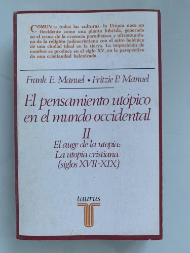 Portada del libro de EL PENSAMIENTO UTÓPICO EN EL MUNDO OCCIDENTAL. II. EL AUGE DE LA UTOPÍA: LA UTOPÍA CRISTIANA (SIGLOS...