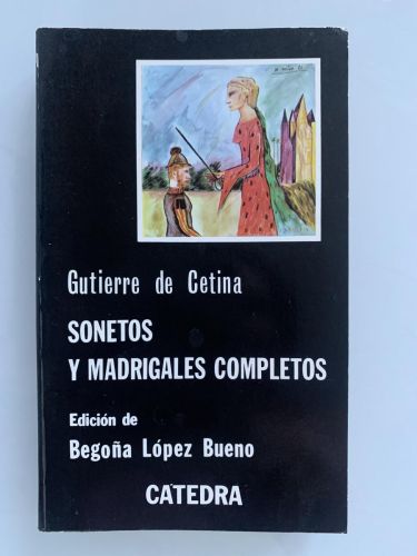 Portada del libro de SONETOS Y MADRIGALES COMPLETOS