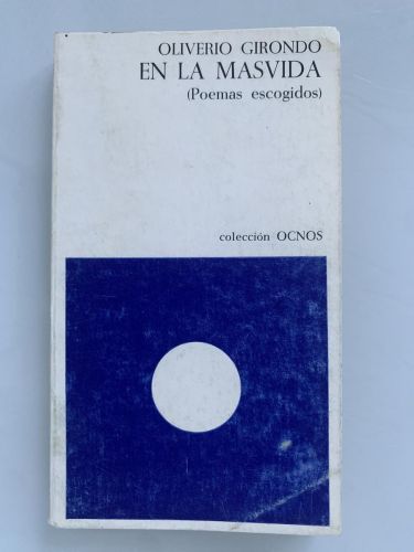 Portada del libro de EN LA MASVIDA (Poemas escogidos)