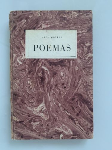 Portada del libro de POEMAS (dedicado por el autor)