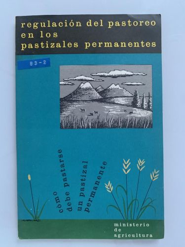 Portada del libro de REGULACIÓN DEL PASTOREO EN LOS PASTIZALES PERMANENTES
