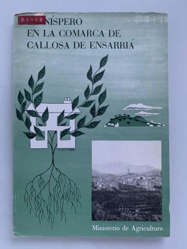 Portada del libro de EL NÍSPERO EN LA COMARCA DE CALLOSA DE ENSARRIÁ