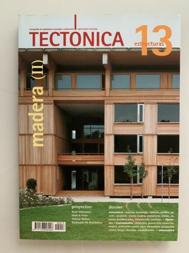 Portada del libro de TECTÓNICA. MADERA (II) Estructuras 13