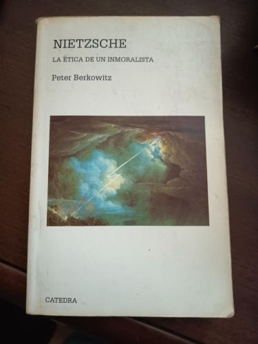 Portada del libro de NIETZSCHE. LA ÉTICA DE UN INMORALISTA