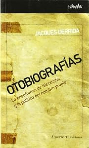 Portada del libro de Otobiografías