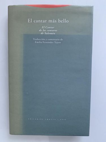 EL CANTAR MÁS BELLO (El Cantar de los cantares de Salomón)