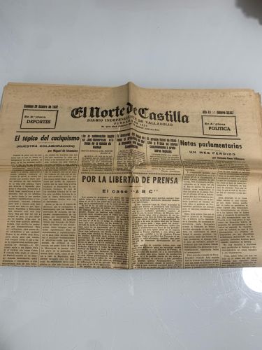 EL NORTE DE CASTILLA. Valladolid. Domingo 30 de Octubre de 1932. Núm. 33597