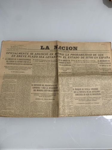 LA NACIÓN. Buenos Aires. Miércoles 8 de Septiembre de 1926. Núm. 19753 (periódico)