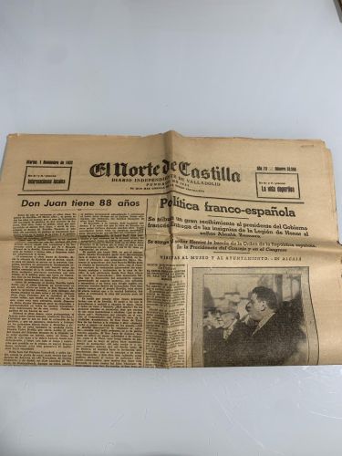 EL NORTE DE CASTILLA. Valladolid. Martes 1 de Noviembre de 1932. Núm. 33598