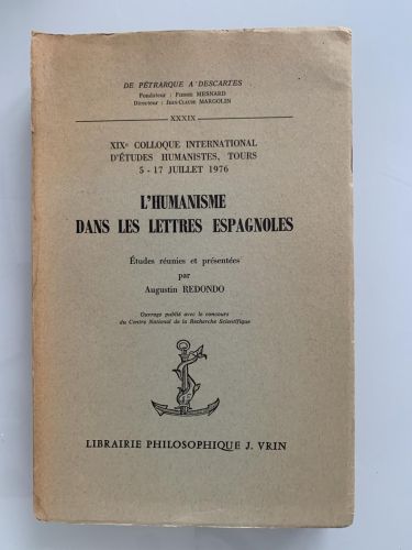 L'HUMANISME DANS LES LETTRES ESPAGNOLES