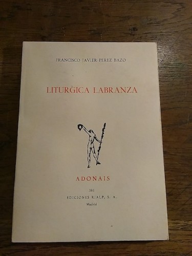 Portada del libro de .- LITÚRGICA LABRANZA