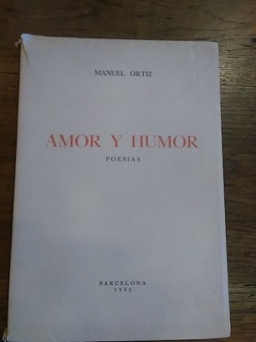 Portada del libro de AMOR Y HUMOR. Poesías