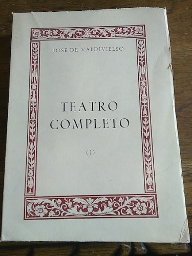 Portada del libro de TEATRO COMPLETO. VOLUMEN I