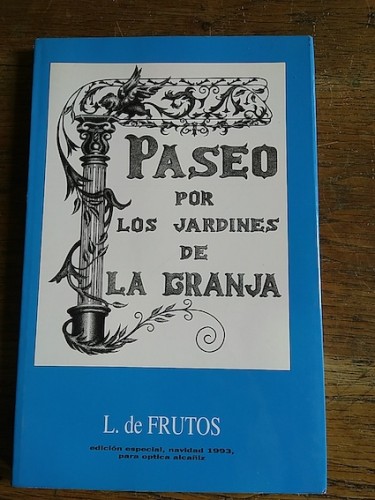 Portada del libro de PASEO POR LOS JARDINES DE LA GRANJA