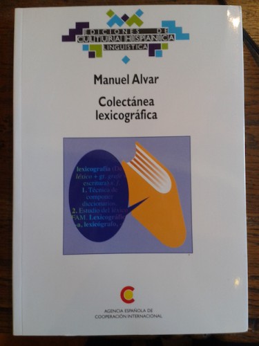 Portada del libro de COLECTÁNEA LEXICOGRÁFICA