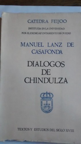 Portada del libro de DIÁLOGOS DE CHINDULZA