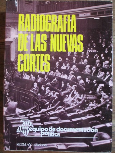 Portada del libro de RADIOGRAFÍA DE LAS NUEVAS CORTES.