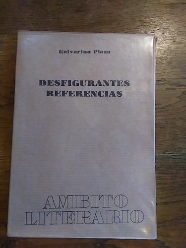 Portada del libro de DESFIGURANTES REFERENCIAS.