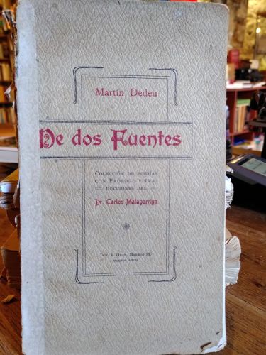 Portada del libro de DE DOS FUENTES