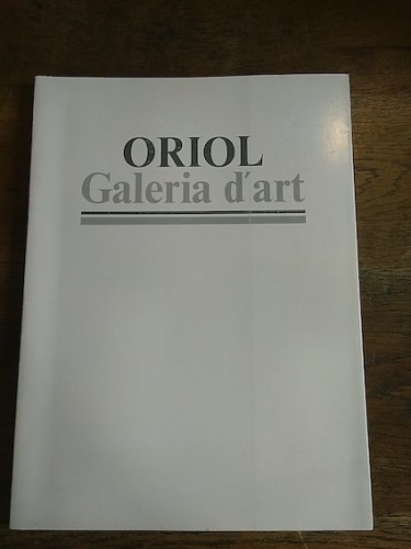 Portada del libro ORIOL, GALERIA D'ART