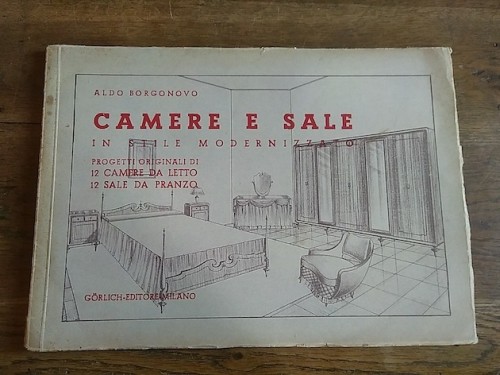 Portada del libro de CAMERE E SALE IN STILE MODERNIZZATO
