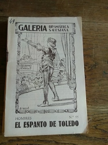 Portada del libro de EL ESPANTO DE TOLEDO. Humorada en tres actos