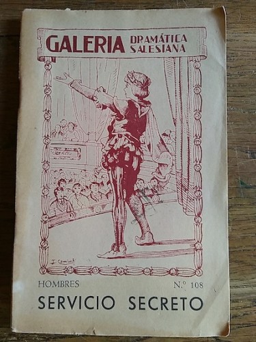 Portada del libro de SERVICIO SECRETO. Comedia en tres actos