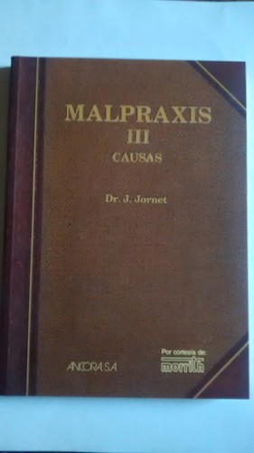 Portada del libro de MALPRAXIS III. CAUSAS
