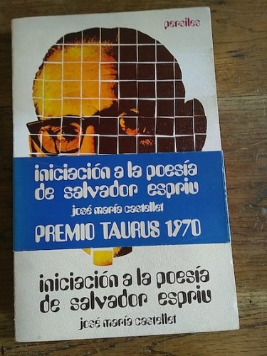 Portada del libro de INICIACIÓN A LA POESÍA DE SALVADOR ESPRIU