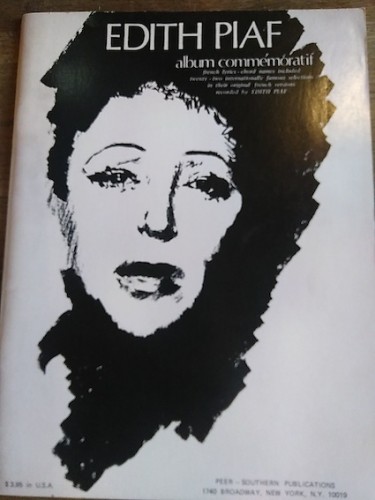 Portada del libro de EDITH PIAF. ALBUM COMMÉMORATIF