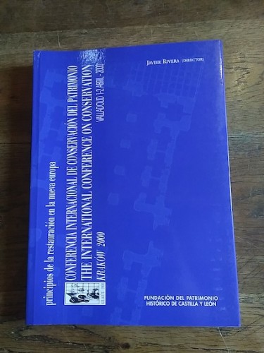 Portada del libro PRINCIPIOS DE LA RESTAURACIÓN EN LA NUEVA EUROPA. CONFERENCIA INTERNACIONAL DE CONSERVACIÓN CRACOVIA...