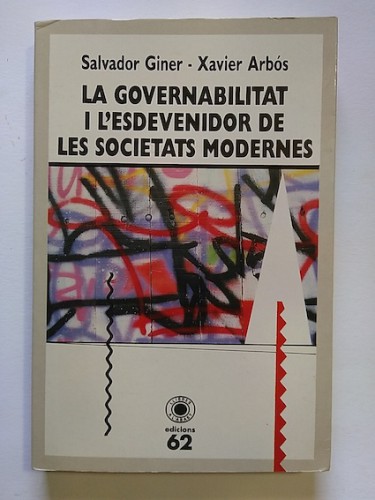 Portada del libro de LA GOVERNABILITAT I L'ESDEVENIDOR DE LES SOCIETATS MODERNES