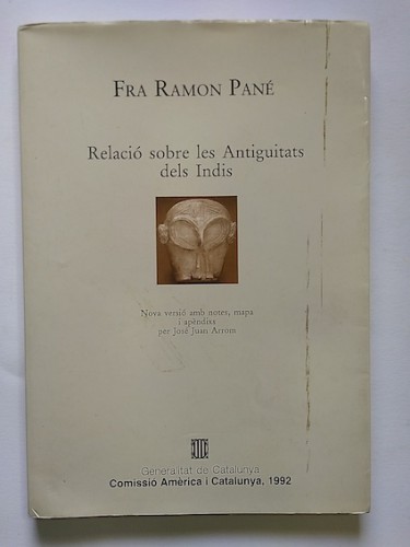 Portada del libro de RELACIÓ SOBRE LES ANTIGUITATS DELS INDIS