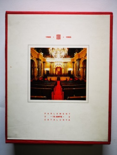 Portada del libro de PARLAMENT DE CATALUNYA. 15 ANYS