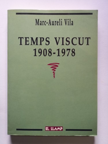 Portada del libro de TEMPS VISCUT 1908-1978