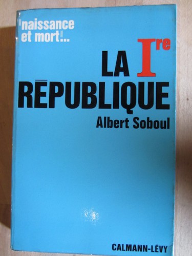 Portada del libro de LA Ire. RÉPUBLIQUE (1792-1804)