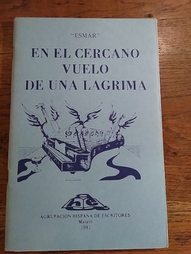 Portada del libro de EN EL CERCANO VUELO DE UNA LÁGRIMA